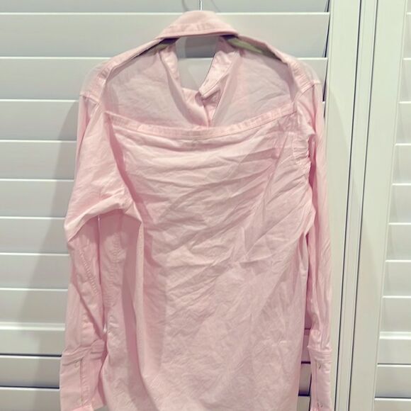 Helmut Lang cut out back cotton statement blouse xs - Picture 5 of 7